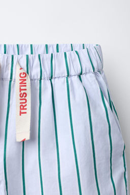 PANTAL?N ESTAMPADO RAYAS / Azul - Zara фото 3