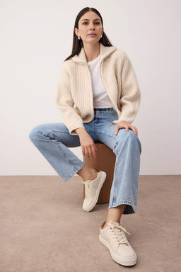 Bej Retro Bagc?kl? Kad?n Spor Ayakkab? TAKAW26SN00013