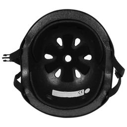 Шлем защитный детский, без регулировки, обхват 55 см, цвет чёрный