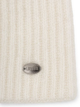 Шапка жен. пух енот+шерсть+виск LB-N88069 cream