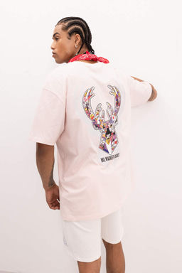 DeFactoFit NBA Milwaukee Bucks Boxy Fit Bisiklet Yaka K?sa Kollu Tisort  фото 4
