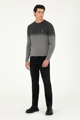 Мужские черные джинсовые брюки