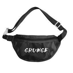 Сумка поясная LOREX CLEAR WB GRUNGE 4EVER с прозрачной вставкой 26х14х1,5 см
