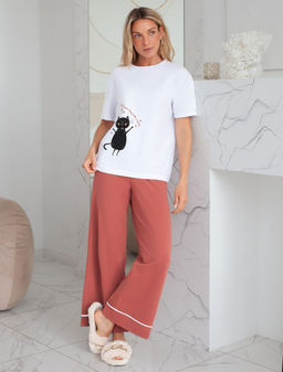 D49.136 Футболка женская белый_smile