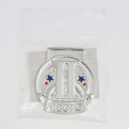 Медаль призовая 193 диам 3.5 см. 2 место, триколор. Цвет сер. Без ленты - Командор фото 5