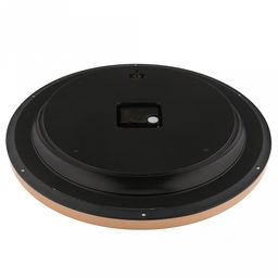 Часы настенные Авангард д37,5см, h5,5см, мягкий ход, циферблат белый; цифры арабские, черный; корпус пластик, медный/черный; в коробке (Китай) - Домашняя мода фото 3