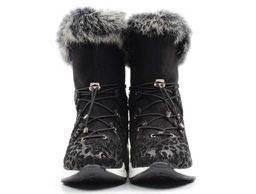 04-PAJ76-1Z BLACK Ботинки зимние женские (натуральная кожа, натуральный мех, 100% шерсть)