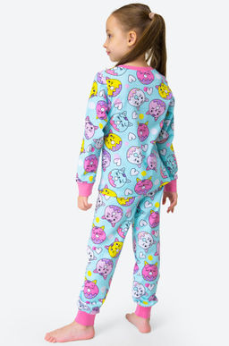 Хлопковая пижама для девочки Bonito  фото 4