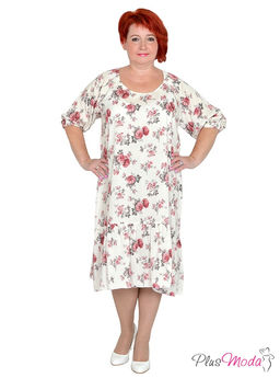 Платье Модель №1253 размеры 44-84 - Plusmoda фото 4