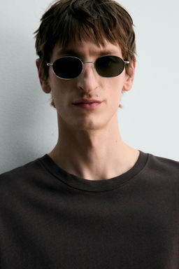 CAMISETA ALGOD?N - LINO  LIMITED EDITION / Marr?n - Zara фото 5