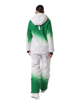 Комбинезон BB-0525 Бело-зеленый