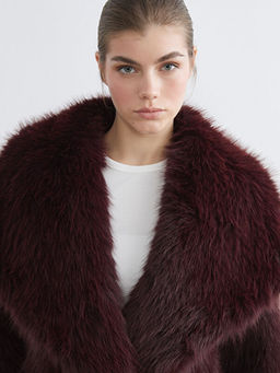 Ceket Yaka Oversize Kad?n K?rk Mont