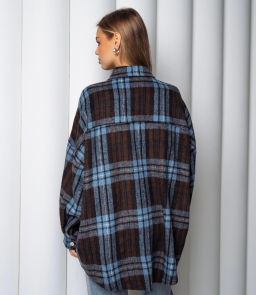 Рубашка #КТ25552, синий - Dommod фото 3