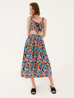 Блузка-топ в красно-белую клетку - Incity фото 14