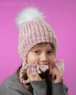 12617/2 MGU Ушанка для девочки флис (48-52)