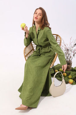 Юбка NIKVA н813-7 зелень  фото 2