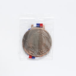 Медаль под нанесение 005 диам 7 см. Цвет бронз. С лентой - Командор фото 6