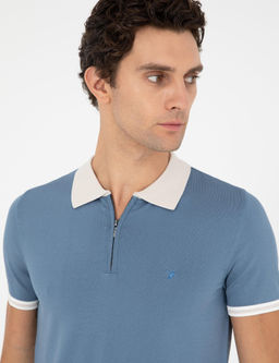 Синий зауженный свитер - Cacharel фото 2