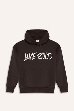 Kap__onlu Bask_l_ __i Yumu_ak T_yl_ Sweatshirt Erkek _ocuk - Defacto фото 6