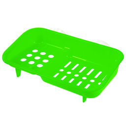 Мыльница пластмассовая Объемная 20х11,8см, прямоугольная, на присоске, цвета микс (Китай) - Домашняя Мода фото 3