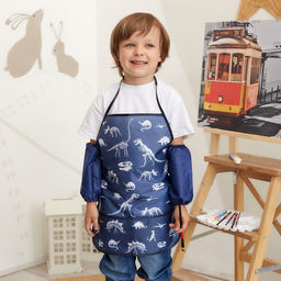 Фартук детский с нарукавниками Этель Dino time, 49 х 39 см