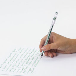 Цена за 3шт. Ручка гелевая BRAUBERG "EXTRA", ЗЕЛЕНАЯ, корпус прозрачный, узел 0,5 мм, линия 0,35 мм, 143904