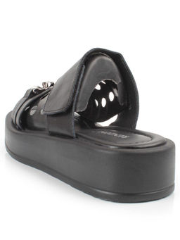 08-PEAG16-2 BLACK Босоножки женские (натуральная кожа) - Фабричный китай фото 6