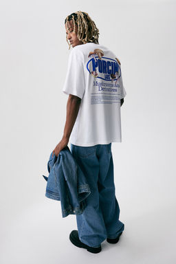 Camiseta con motivo estampado Loose Fit