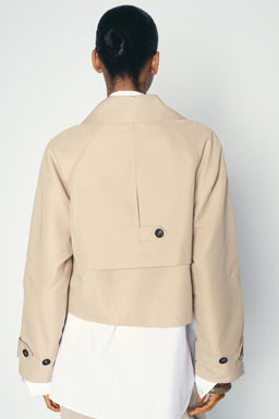 SHORT TRENCH-STYLE JACKET - Zara фото 7