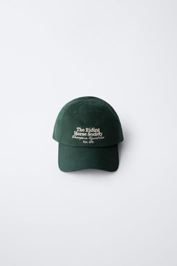 EMBROIDERED SLOGAN CAP