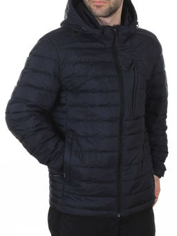 88045 DK. BLUE Куртка мужская демисезонная (100 гр. холлофайбер)