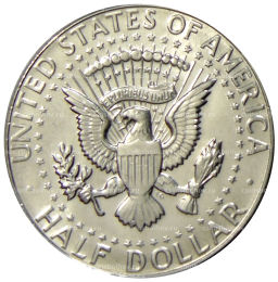 1/2 доллара (50 центов) 1966 года США