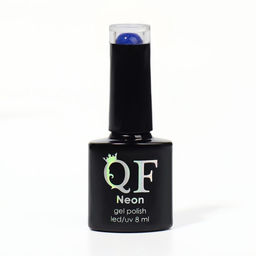 Гель лак для ногтей NEON, 3-х фазный, 8 мл, LED/UV, цвет синий с блёстками (38) - Queen fair фото 7