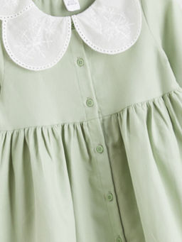 Bebe Yaka K?z Bebek Elbise