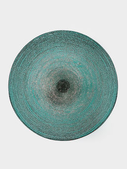 Блюдо сервировочное для торта Inspiration, d=28 см, на ножке, изумрудное