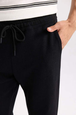 Прямые спортивные штаны стандартного кроя с кружевным поясом и карманами - Defacto фото 6