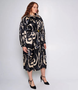 Платье #КТ0386, чёрный