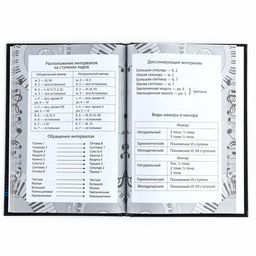 Дневник для музыкальной школы твердая обложка 40 л. «Золотой скрипичный ключ»