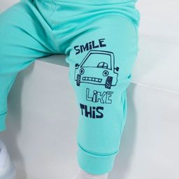 CRB wear/CSNB 70017-40 Брюки для мальчика, бирюзовый/Ex.Cherubino фото 2