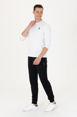 U. S. Polo Assn / Мужской белый базовый свитшот - U.s. polo assn фото 17