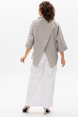 Рубашка Michel Chic 786 светло-серый  фото 7