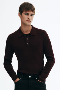 Polo en punto de canal? Slim Fit - H&m фото 3