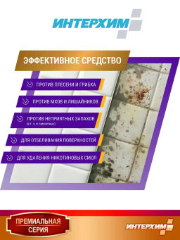 ИНТЕРХИМ 906 АНТИ-ПЛЕСЕНЬ Средство для удаления плесени  фото 5