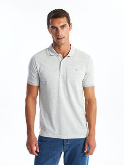 Polo Yaka Merserize G?r?n?ml? Erkek Ti??rt