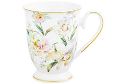Кружка 300 мл 12*8,5*10,5 см Корнелия на ножке NEW BONE CHINA - Elan gallery фото 4