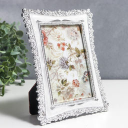 Фоторамка для фото 10×15 см «Розы», перламутр, 19.7×15×1 см