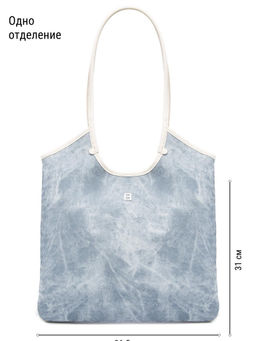 Сумка ELEGANZZA ZBBU-1977-1 l.blue jeans/white