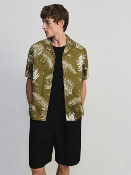 Шорты со стрелками с добавлением льна ZR2605042108-50 / Zarina