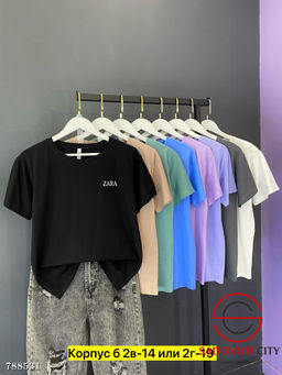 Футболка однотонная женская - Bruno фото 6