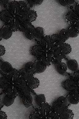 Top de malla con detalles decorativos - H&m фото 4